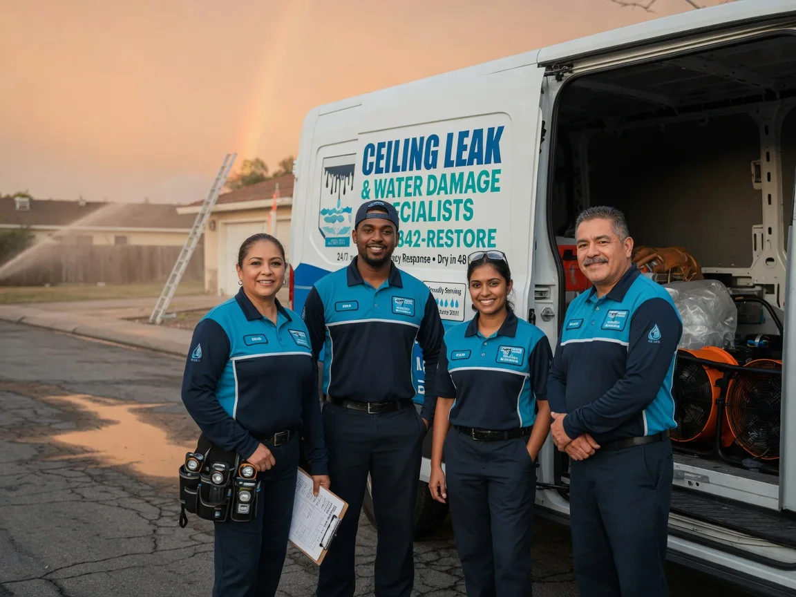 Ceiling Leak Cleanup company in Portland, ND
